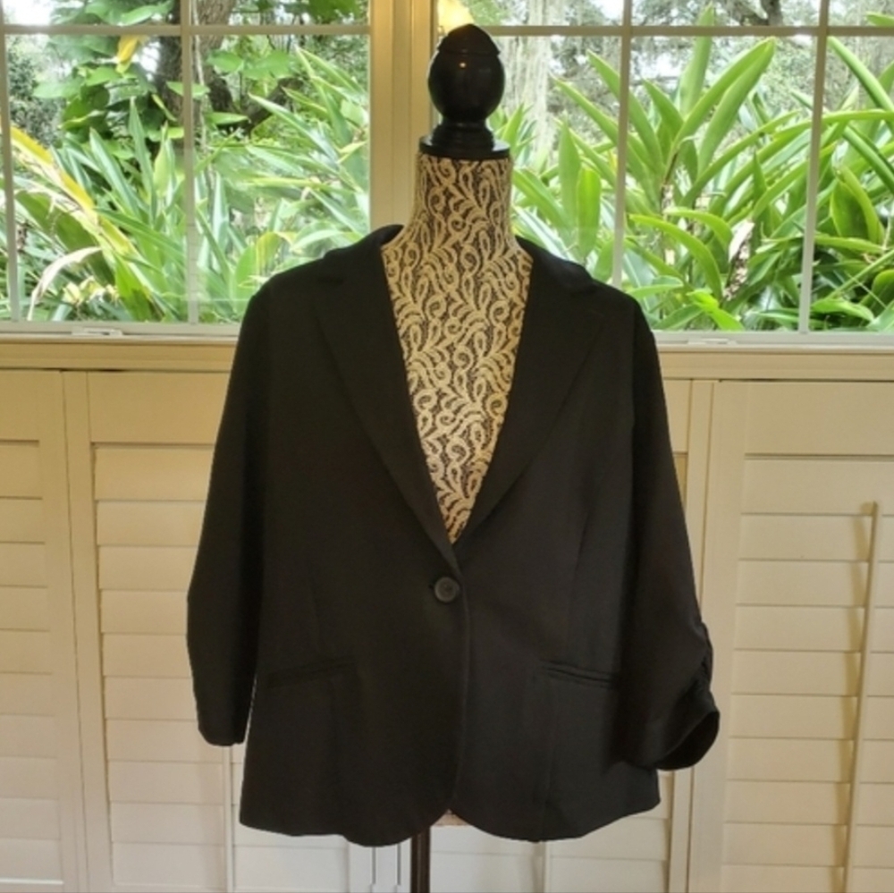 NWT Torrid 2X Ponte Stretch Studio Jacket